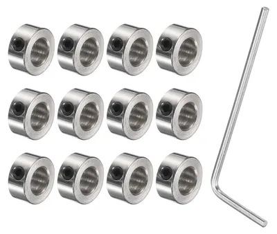 Productafbeelding van 12 stuks stelringen, klemring, 6,05 x 11 x 15 mm