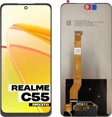 Obrázok produktu pre LCD displej a dotykové sklo, náhradný displej pre Realme C55 RMX3710 IPS, náhradné diely pre smartfón