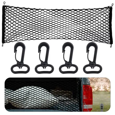 Imagen del producto de Solidchoice - Red de carga para camioneta, 130x45 cm, con 4 ganchos