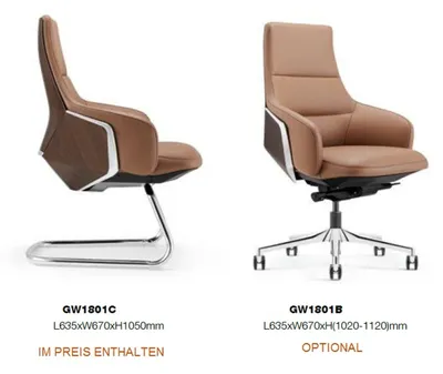 Produktbild von Konferenztisch Tisch 240cm Besprechungstisch Meeting Tische 6 Sessel Stühle neu