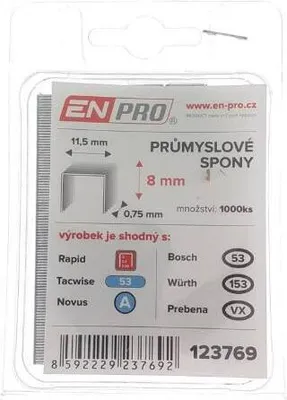 Obrázek produktu pro PROFI sponky, 530/08 mm, 1000 kusů, ENPRO