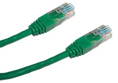 Zdjęcie produktu dla Kabel krosowy DATACOM UTP CAT5E 0,5m zielony