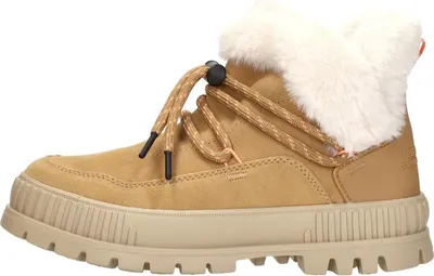Image de Palladium Pallashock Lo Hiver  Enkellaarsjes Plat - Cognac - Maat 38