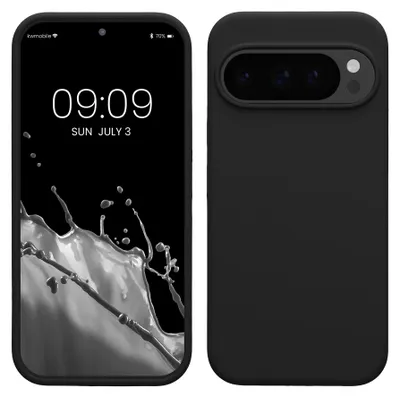 Produktbild von kwmobile Handyhülle für Google Pixel 10 / Pixel 10 Pro Hülle - Case Silikon - Kabelloses Laden - Schutzhülle Cover in Schwarz