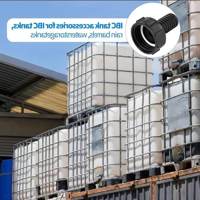 2 Stück IBC S60x6 Tankschlauchadapter für Gartenbewässerung