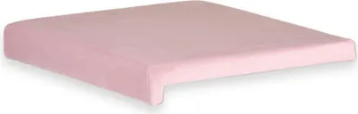 Produktbild von Lycce Bankauflage Klemmkissen 1 Leiste, Sitzkissen Velourstoff rosa und blau, Banktiefe ab 35 cm, Farbe:rosa