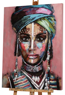 Produktbild von ArtUniverse Leinwandbild Wüstenfrau II 90 x 120 cm