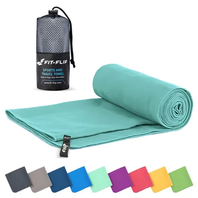 Produktbild von Fit-Flip Mikrofaser Handtuch schnelltrocknend für Fitness, Sport & Sauna