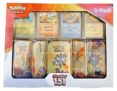 Produktbild von Pokemon Costco 5-Pack Mini Tin Bundle