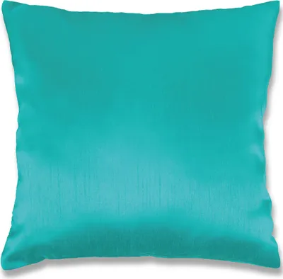 Produktbild von Kissenhülle Alessia, unifarbender Kissenbezug, Maße: 50x50cm, Farbe: Türkis