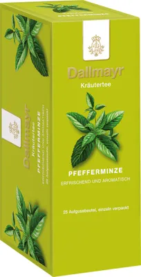 Obrázok produktu pre Dallmayr bylinný čaj mäta pieporná 25 vrecúšok v obale 44g