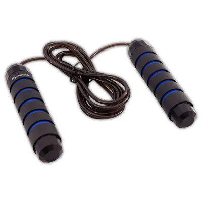 Produktbild von Lacers Petrolline Springseil–Verstellbares Fitness-Springseil blau-275cm Profi-Springseil für Cardio, CrossFit, Boxen & Training/rutschfeste Griffe