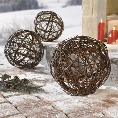 Produktbild von Dekokugel aus Naturweide, Ø 30 cm, Weidenkugel, Weidenball