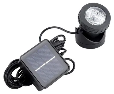Productafbeelding van Onderwatervlotter op zonne-energie, 6 LED-onderwaterlicht, IP68 waterdicht
