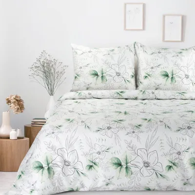 Obrázek produktu pro Eurofirany ložní prádlo sada Ložní prádlo satén SPRING 28 140x200 cm 2 TLG SET: s 1x povlak na polštář 70x80 cm