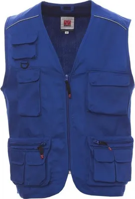 Image de Gilet d'été "POCKET" - Payper bleu roi XL