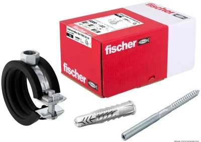 Produktbild von fischer FGRS Rohrschellen-Set 20 - 24 mm, galvanisch verzinkt, 10 Stück