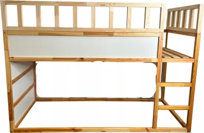 Produktbild von Oberer Holz Rausfallschutz für IKEA KURA Bett – LINO DUO SPLIT 165 + 90 cm