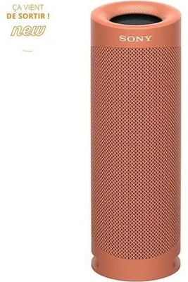 Image de SONY SRS-XB23 Enceinte Bluetooth - Autonomie 12h - Splash proof - Rouge