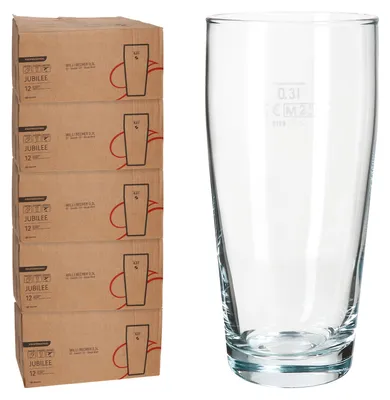 Produktbild von 60er Set Willibecher 0,3 L geeicht Bierglas Trinkglas Cocktails Drinks