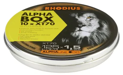 Image de Disque à Tronçonner pour Acier-Inox x10P - XT70. - 125X1.5X22.23 - 211083