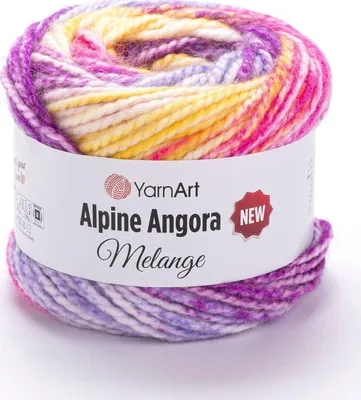 Produktbild von Yarn Art Alpine Angora Melange "New 6414 Strickgarn