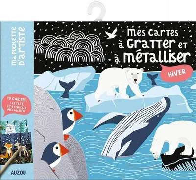 Produktbild von Auzou Verzauberte Tiere Kratzbild Set Kreativ
