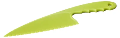 Salat-/Tortenmesser, Kunststoff, 29,1 cm, grün