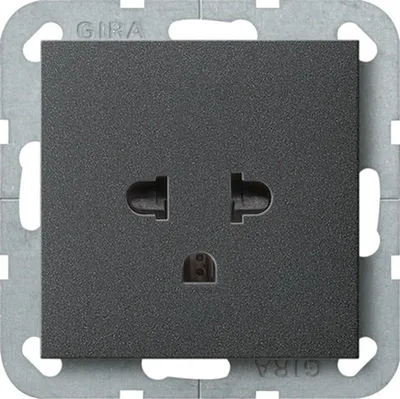 Zdjęcie produktu dla GIRA 2840 28, Typu O, Antracyt, 250 V, 16 A