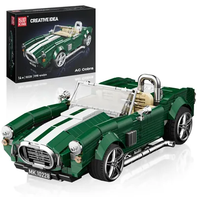 Immagine prodotto di Mould King 10228 Technik Speed Champion: Auto d'epoca cabriolet, set di costruzioni in mattoncini, auto da collezione, giocattolo da montare, regalo per adulti dai 14 anni (1198 pezzi)