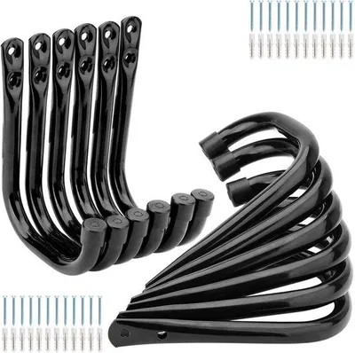 Immagine prodotto di Supporti da parete per carichi pesanti - 12 pezzi - Acciaio - 14 cm