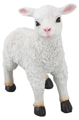 Zdjęcie produktu dla Figurka do ogrodu w kształcie owcy, 16,3 cm - żywica - dekoracyjna figurka - dekoracja ogrodowa - do użytku wewnątrz i na zewnątrz - wodoodporna i odporna na wstrząsy