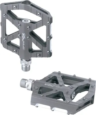 Produktbild von XLC MTB/Trekking Pedal PD-M12 Alu, titan-farbig (1 Paar)