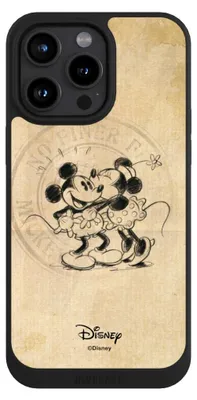 Produktbild von NIVOCASE Handyhülle für Apple iPhone 15 Pro Max Hülle NIVOpure Case Schwarz Mickey Mouse Minnie Mouse Vintage