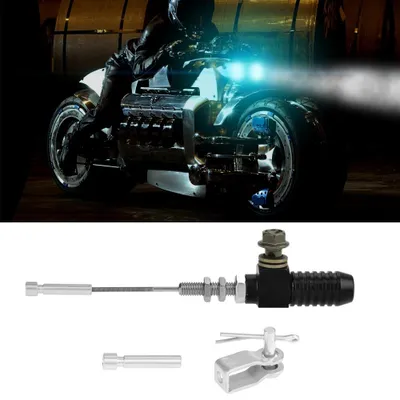 Obrázek produktu pro M10x1,25 mm univerzální pístní tyč hlavního válce hydraulické spojky pro motocykly, brzdové čerpadlo, černá