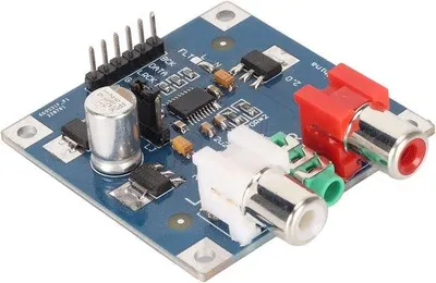 Produktbild von FastShopping - DAC Decoder Card für Verstärker, PCM5102/PCM5102A DAC Decoder, I2S Eingang 32bit 384K mit 3,5mm Kopfhörerausgang, Premium Sound, F