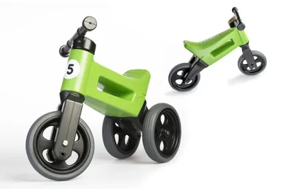 Produktbild von Laufrad FUNNY WHEELS Rider Sport grün 2-in-1, Sitzhöhe 28/30 cm, Tragkraft 25 kg, ab 18 Monaten, im Beutel
