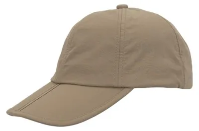 Balke leichte Baseball Cap mit UV-Schutz 50+ und Knickschirm in grau
