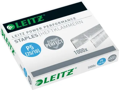 Image de Leitz 5574-00-00 5574 Heftklammern 25/10, 1000 Stück