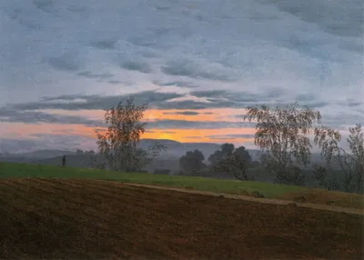 Produktbild von Kunstkarte Caspar David Friedrich "Sturzacker"