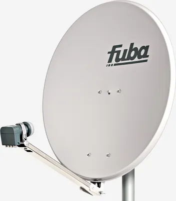 Produktbild von Fuba Sat-Antenne DAL 804 G mit Quad LNB grau (80 cm)