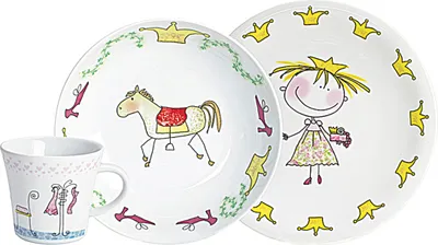 Produktbild von Kinderset Märchenprinzes, bunt, 3-teilig (1 Set)
