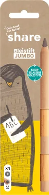 Produktbild von share Bleistift Jumbo B Strichstärke 4,3 mm