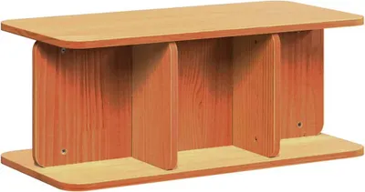 Productafbeelding van vidaXL Salontafel, donkerbruin, 80 x 39,5 x 33,5 cm, massief grenenhout