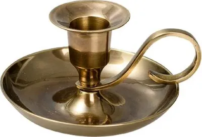 Produktbild von Kerzen Handleuchter Klassik Messing Antik
