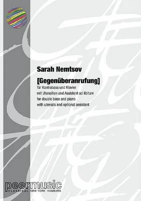 Produktbild von Gegenüberanrufungfür Kontrabass und Klavier