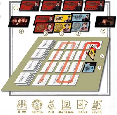 Produktbild von Harry Potter Dumbledore's Army - Familienbrettspiel