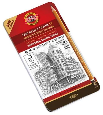 Obrázok produktu pre Sada grafitových ceruziek KOH-I-NOOR / 12 dielna