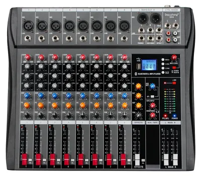 Produktbild von Audio-Mischer, mehrere Kanäle, USB- und Bluetooth-Konnektivität, DX8