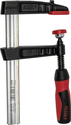 Produktbild von BESSEY Temperguss-Schraubzw.Spann-W.160mm,Ausl.80mm,2-K-Griff,Q.25x6mm,TG16-2K,
